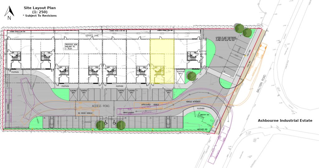 Ballybin Commercial Centre Site Layout Plan